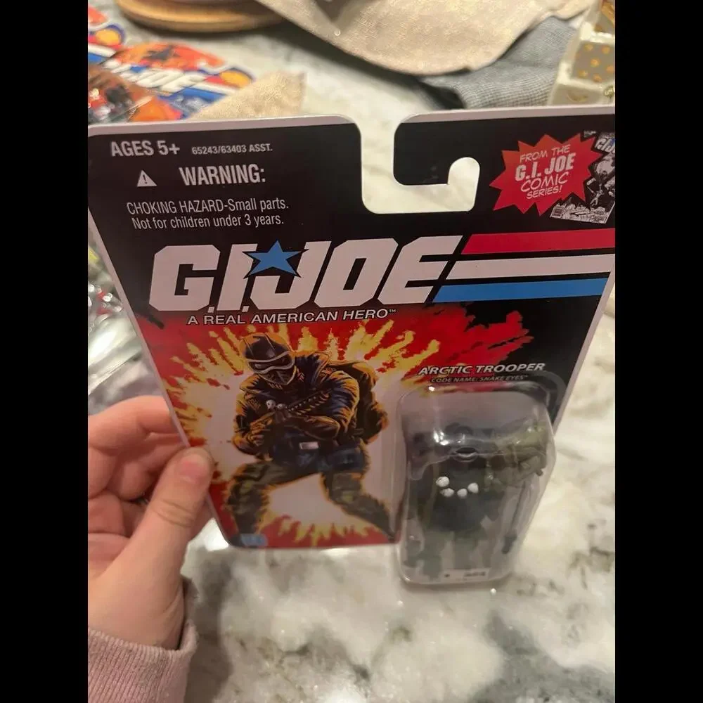 GI JOE 25th ANNIVERSARY COMIC SERIES ARCTIC TROOPER‎ SNAKE EYES ACTION FIGURE